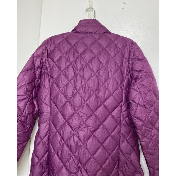 32 Degree Heat Down Puffe Quilt Jacket Size M Purple Women Zip Outdoors Feather - Picture 6 of 15